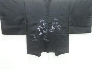 楓に笹模様刺繍絵羽織